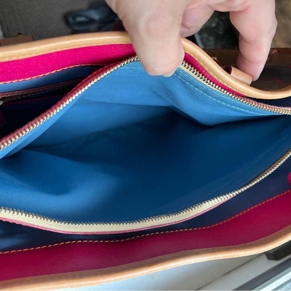 Dooney & Bourke Patent Claremont Dover Tote - Picture 7 of 13